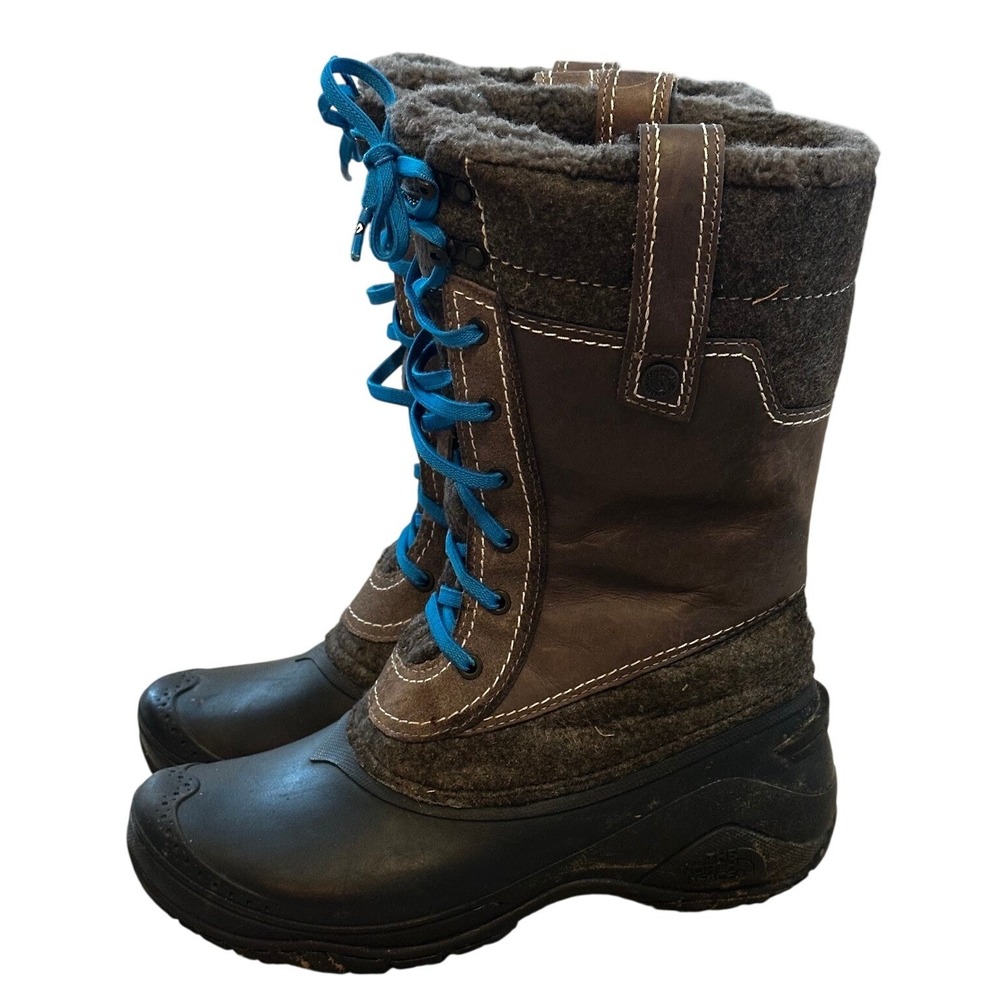 The North Face Brown Shellista III Mid Winter Boots Women's 6.5